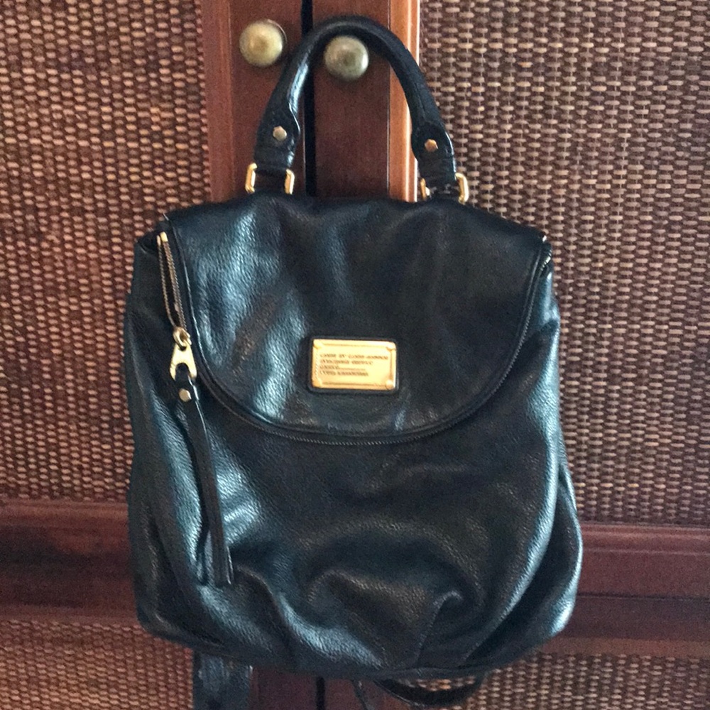 Marc jacobs leather backpack